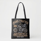 Handmatige motorfiets tote bag (Voorkant)