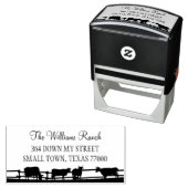 Handmatige Scripted Ranch Zelfinktende Stempel (In situ)