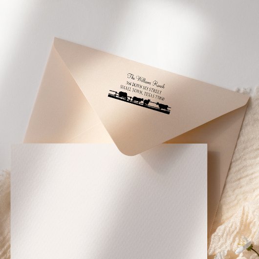 Handmatige Scripted Ranch Zelfinktende Stempel