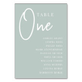 Handmatige Scripting Table ONE + gastnamen Kaart (Voorkant)