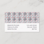 Handmatige Tegel handmatige Waterverf Patroon Eenv Klantenkaartje (Achterkant)