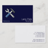 Handmatige tools visitekaartje (Voorkant / Achterkant)