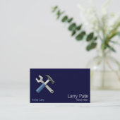 Handmatige tools visitekaartje (Staand voorkant)