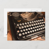 Handmatige typemachine opnieuw instellen Briefkaar Briefkaart (Voorkant / Achterkant)