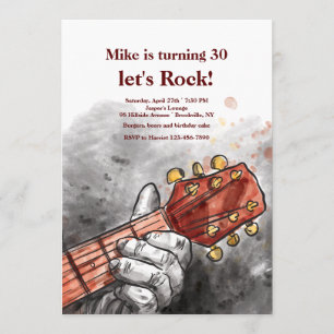 Handmatige uitnodiging van gitarist