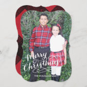 Handmatige vakantiekaart feestdagenkaart (Voorkant / Achterkant)