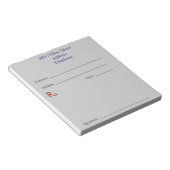 Handmatige voorschrijvingsadvertenties (grijs) notitieblok (Schuin)