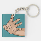 Handmatige weergave sleutelhanger (Achterkant)