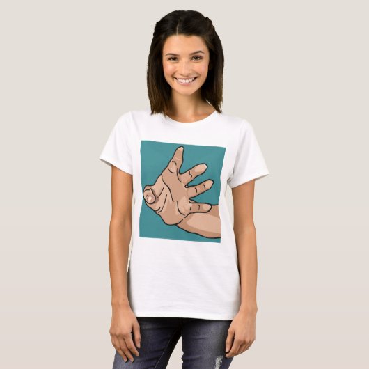 Handmatige weergave t-shirt (Voorkant volledig)