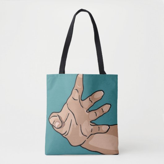 Handmatige weergave tote bag (Voorkant)