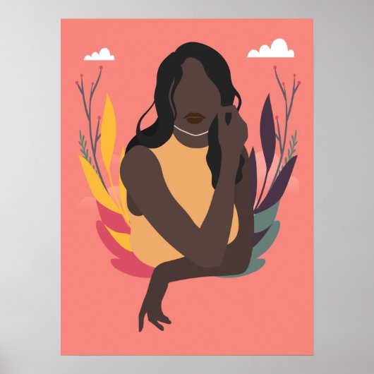 Handmatige zwarte bewustmakingsdag Concept 1/3 Poster (Voorkant)