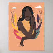 Handmatige zwarte bewustmakingsdag Concept 2/3 Poster (Voorkant)