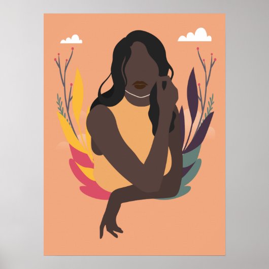 Handmatige zwarte bewustmakingsdag Concept 2/3 Poster (Voorkant)