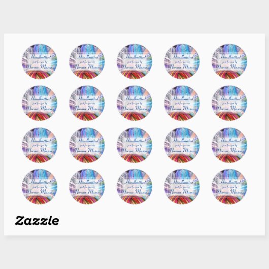 Handmessen Ronde Sticker (Vel)