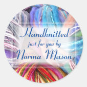 Handmessen Ronde Sticker (Voorkant)