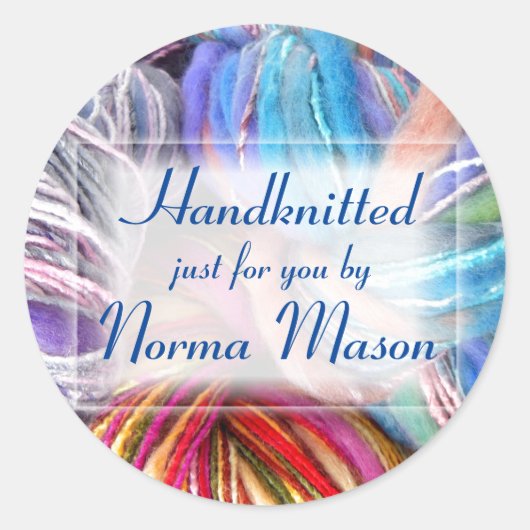 Handmessen Ronde Sticker (Voorkant)