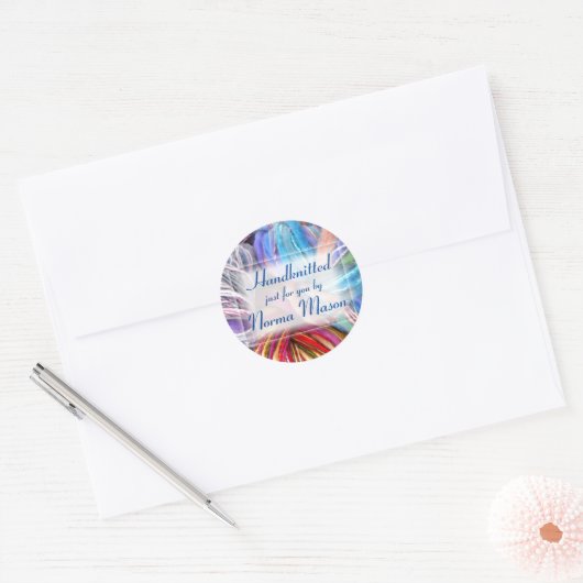 Handmessen Ronde Sticker (Envelop)