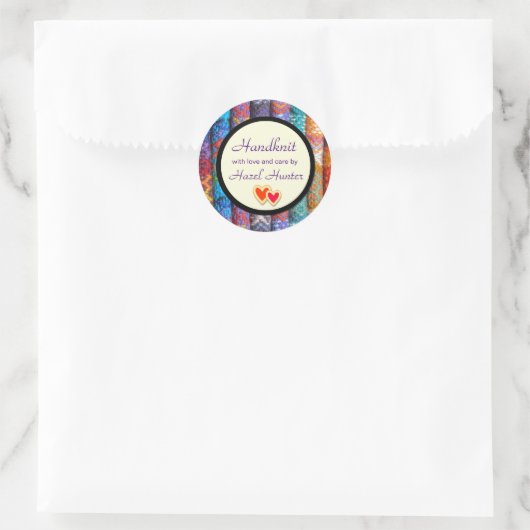 Handmessen Ronde Sticker (Tas)