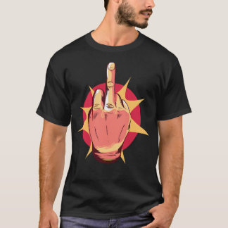 Handmiddelvinger. T-shirt