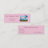 handnaaimachine aanpasbaar mini visitekaartje (Voorkant / Achterkant)