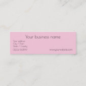 handnaaimachine aanpasbaar mini visitekaartje (Achterkant)