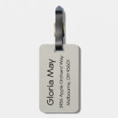 Handnaaimachine Bagagelabel (Achterkant verticaal)