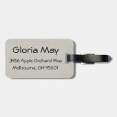 Handnaaimachine Bagagelabel (Achterkant horizontaal)