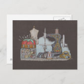 Handnaaimachine Briefkaart (Voorkant / Achterkant)