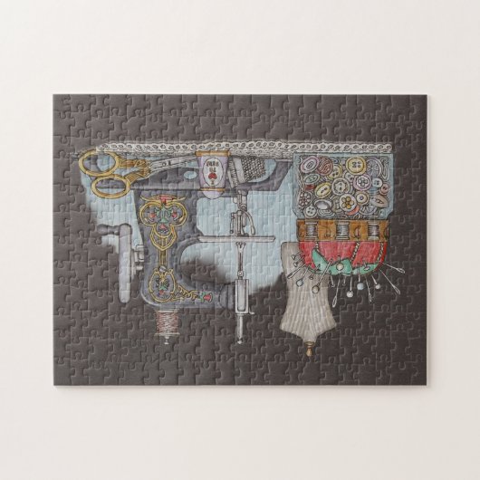 Handnaaimachine Legpuzzel (Horizontaal)