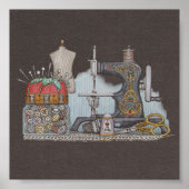 Handnaaimachine Poster (Voorkant)