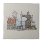 Handnaaimachine Tegeltje (Voorkant)