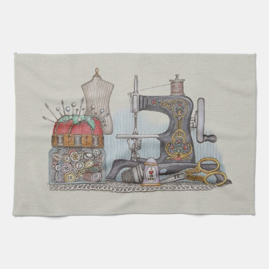 Handnaaimachine Theedoek (Horizontaal)