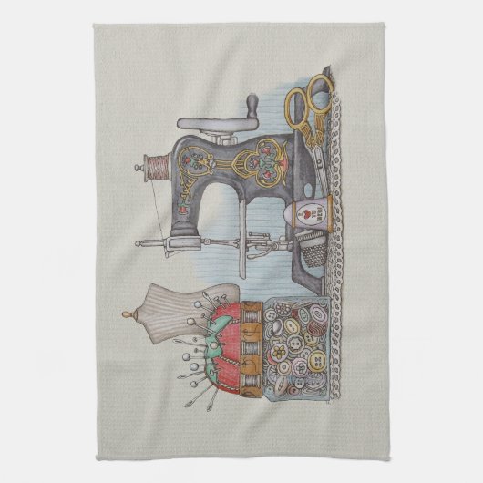 Handnaaimachine Theedoek (Verticaal)