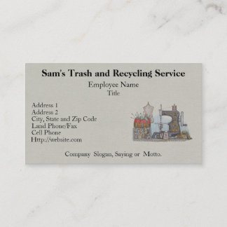 Handnaaimachine Visitekaartje