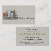 Handnaaimachine Visitekaartje (Voorkant / Achterkant)