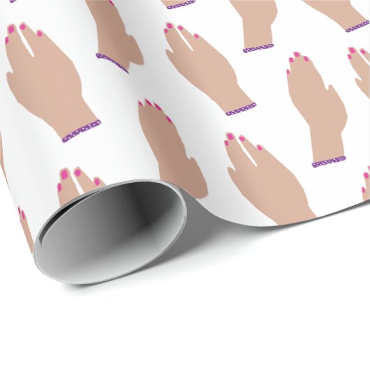 Handnagels Cadeaupapier (Rol Hoek)