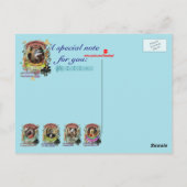 Handolphin Funny Dolphin Animal Composer Handel Briefkaart (Achterkant)