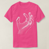 Handontwerp voor draadframes t-shirt (Design voorkant)