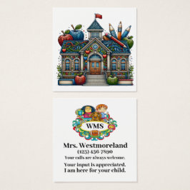 Handout Kaart School-Teacher Zie omgekeerde