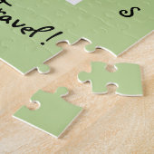 Handpainted Whimsical Paris Eiffel Tower CUSTOMIZE Legpuzzel (Zijkant)