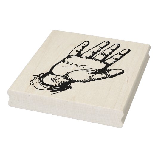  handpalm rubberen kunststempel rubberstempel (Stempel)