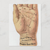 handpalmaflezing briefkaart (Voorkant)