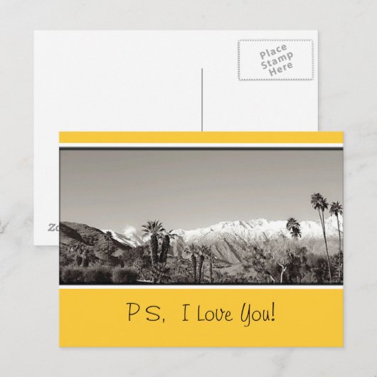  handpalmen briefkaart (Voorkant / Achterkant)