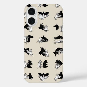  handpalmspelen voor de schaduw van de hand iPhone 16 hoesje