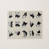 handpalmspelen voor de schaduw van de hand legpuzzel (Horizontaal)