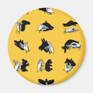 handpalmspelen voor de schaduw van de hand magneet