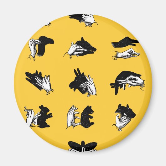  handpalmspelen voor de schaduw van de hand magneet (Voorkant)