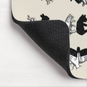  handpalmspelen voor de schaduw van de hand muismat (Hoek)