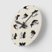  handpalmspelen voor de schaduw van de hand ronde klok (Hoek)