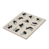  handpalmspelen voor de schaduw van de hand tegeltje (Zijkant)